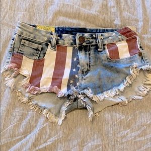 American flag shorts